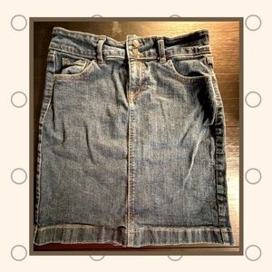 Old Navy Stretch Denim Skirt